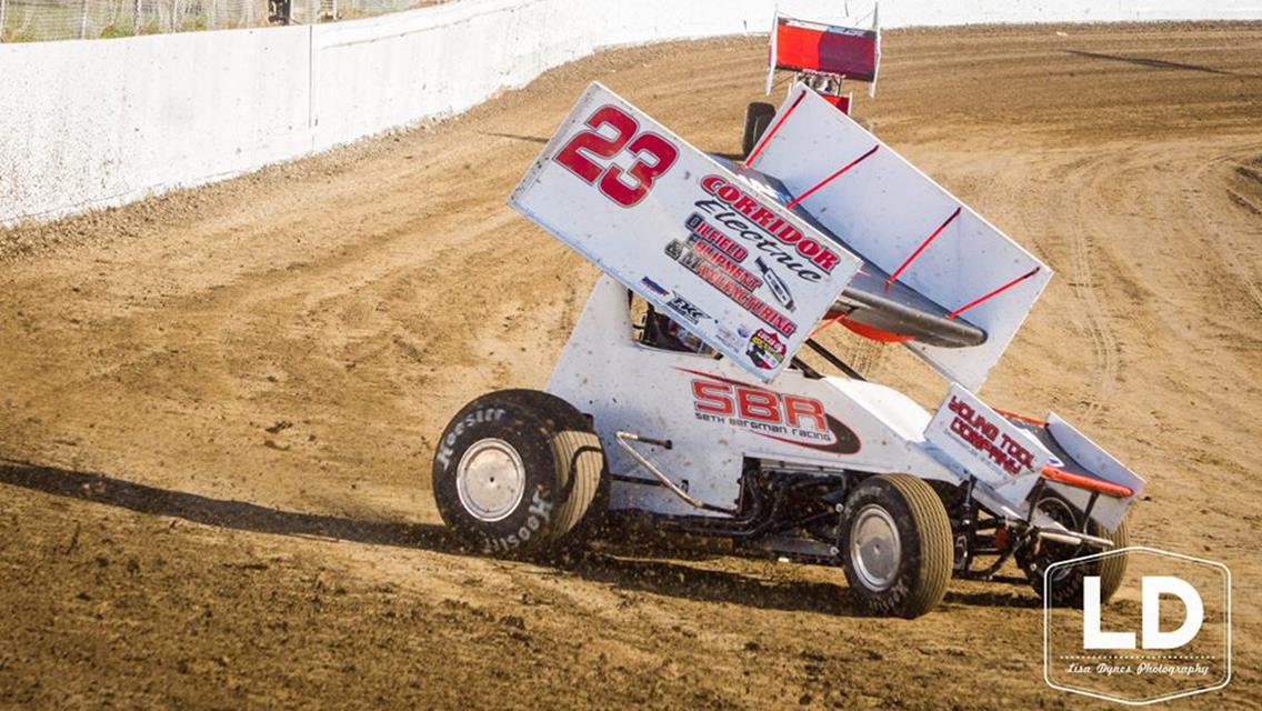 Bergman Battles Throughout Hockett/McMillin Memorial at Lucas Oil Speedway