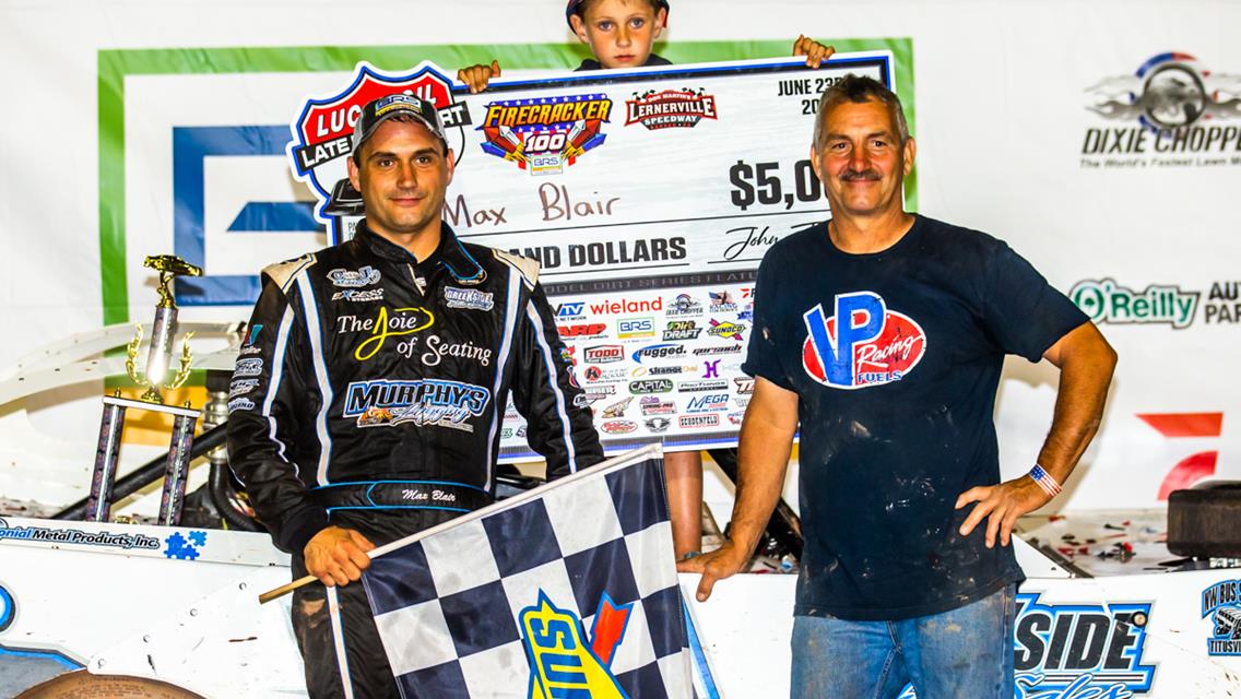 Thornton and Blair Take Friday Night Prelims at Lernerville
