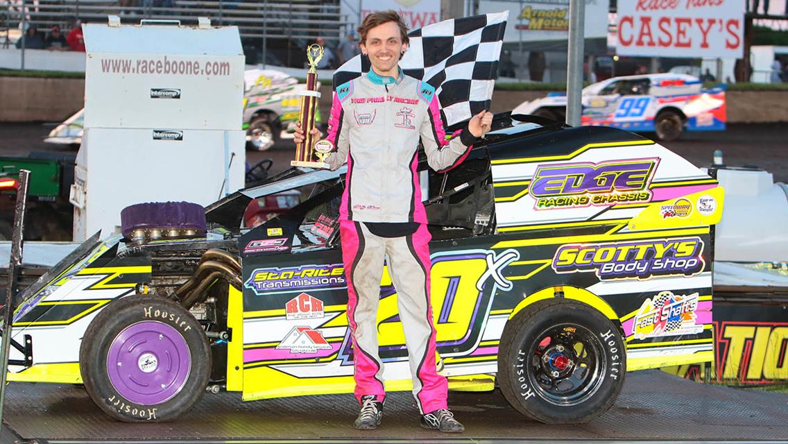 Gilman puts it in victory lane, Jaennette, Logue, McDonald and Yaw also take checkers