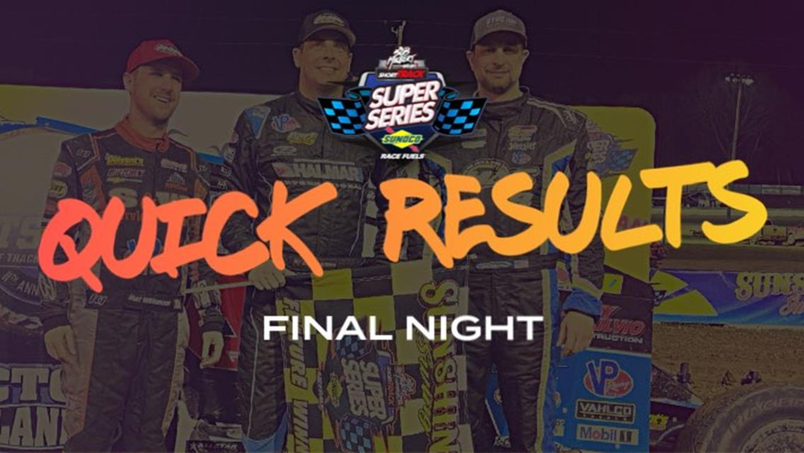 CAPITOL CUSTOM TRAILERS &amp; COACHES ‘SUNSHINE SWING’ NIGHT NO. 4 RESULTS SUMMARY – ALL-TECH RACEWAY SATURDAY, FEBRUARY 10, 2024