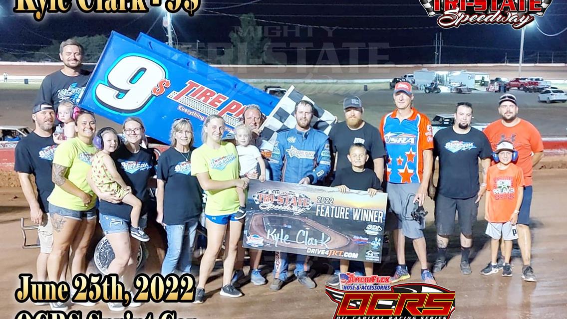 Clark cruises to victory at Tri-State Speedway