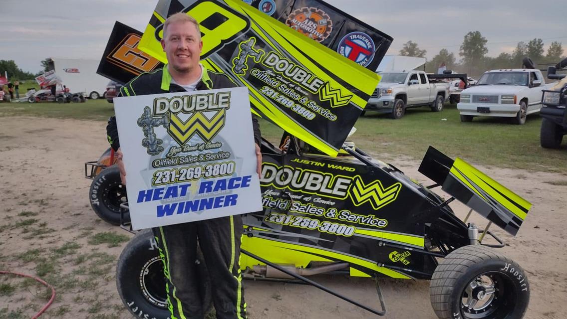 JUSTIN WARD WINS HIS FIRST FEATURE RACE