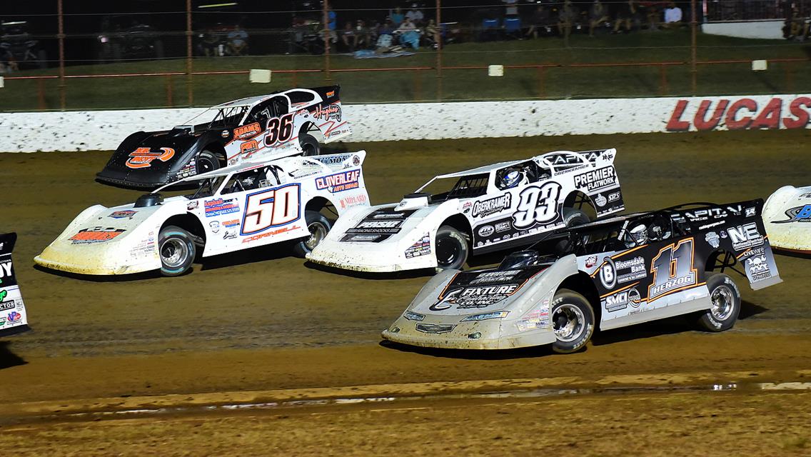 Lucas Oil Speedway (Wheatland, MO) – Lucas Oil Midwest Late Model Racing Association (MLRA) – Ron Jenkins Memorial – September 2, 2023. (Todd Boyd Photo)