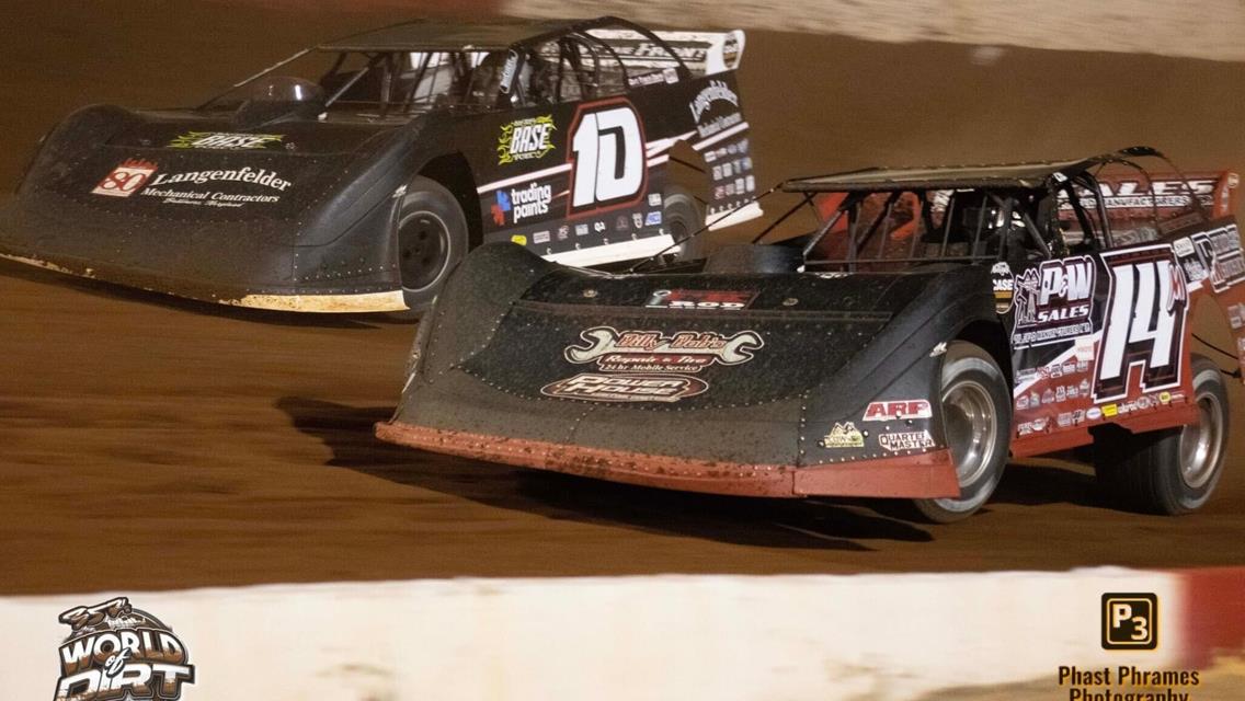 Talladega Short Track (Eastaboga, AL) – World of Outlaws Case Late Model Series – Alabama Gang 100 – April 21st-22nd, 2023. (Phast Phrames Photography)