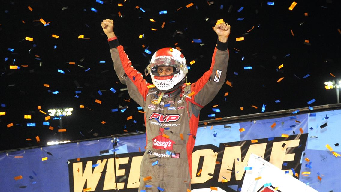 Brian Brown Wins Third Career Knoxville Nationals Preliminary Night