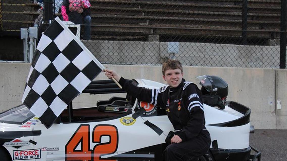 SURGENER WINS AT BARBERTON SPEEDWAY