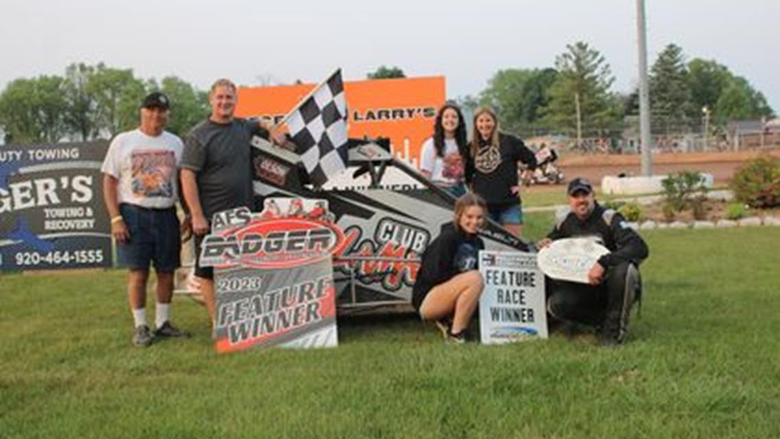 Waelti Earns Plymouth Dirt Track Win with Late Pass