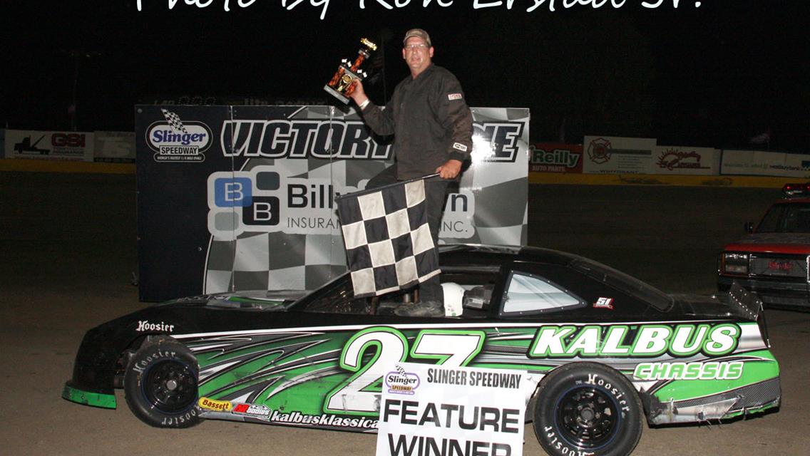 Nottestad wins &#39;Back In The Day&#39; 50-Lap Late Model Feature at Slinger