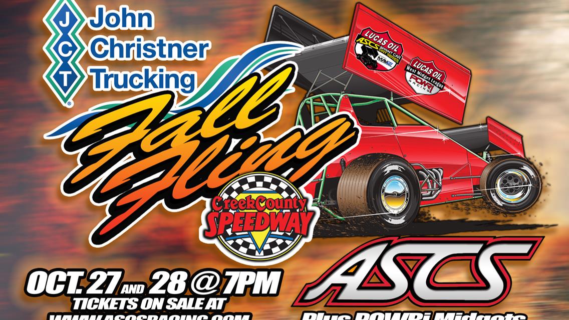 John Christner Trucking Returns As ASCS Fall Fling Title Sponsor At Creek County Speedway