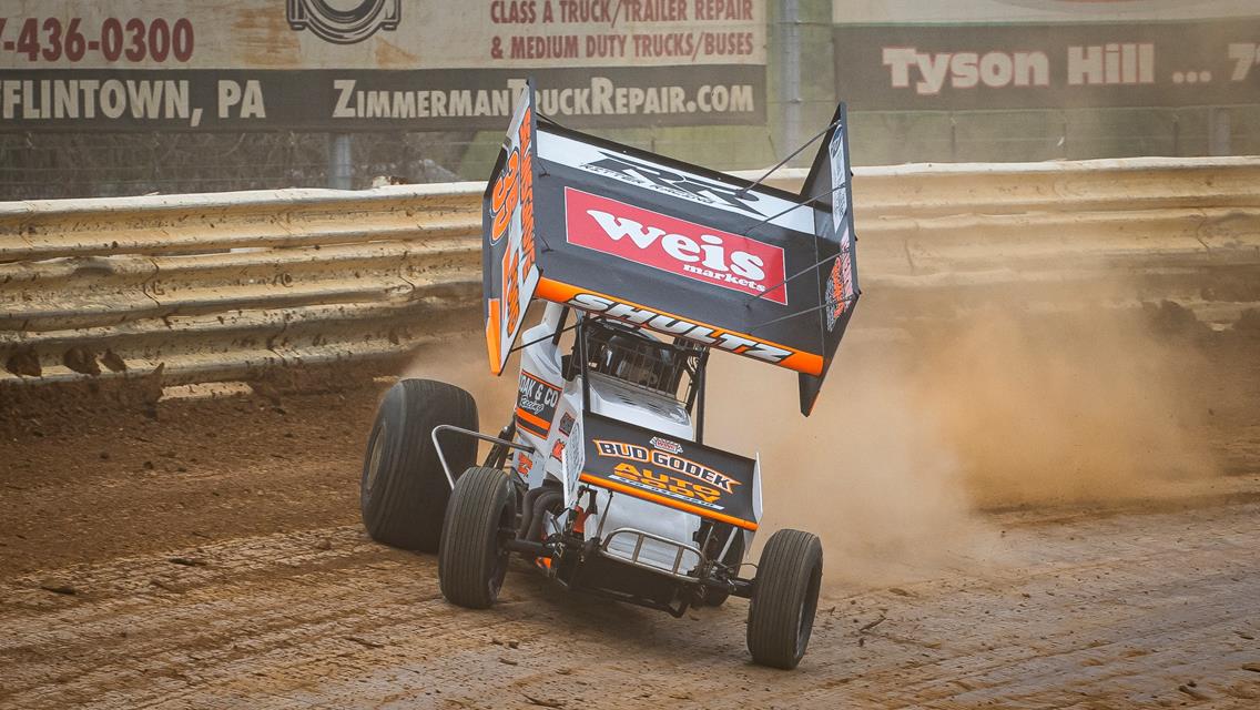 Jason Shultz puts no. 35 back in Victory Lane at Port Royal Speedway