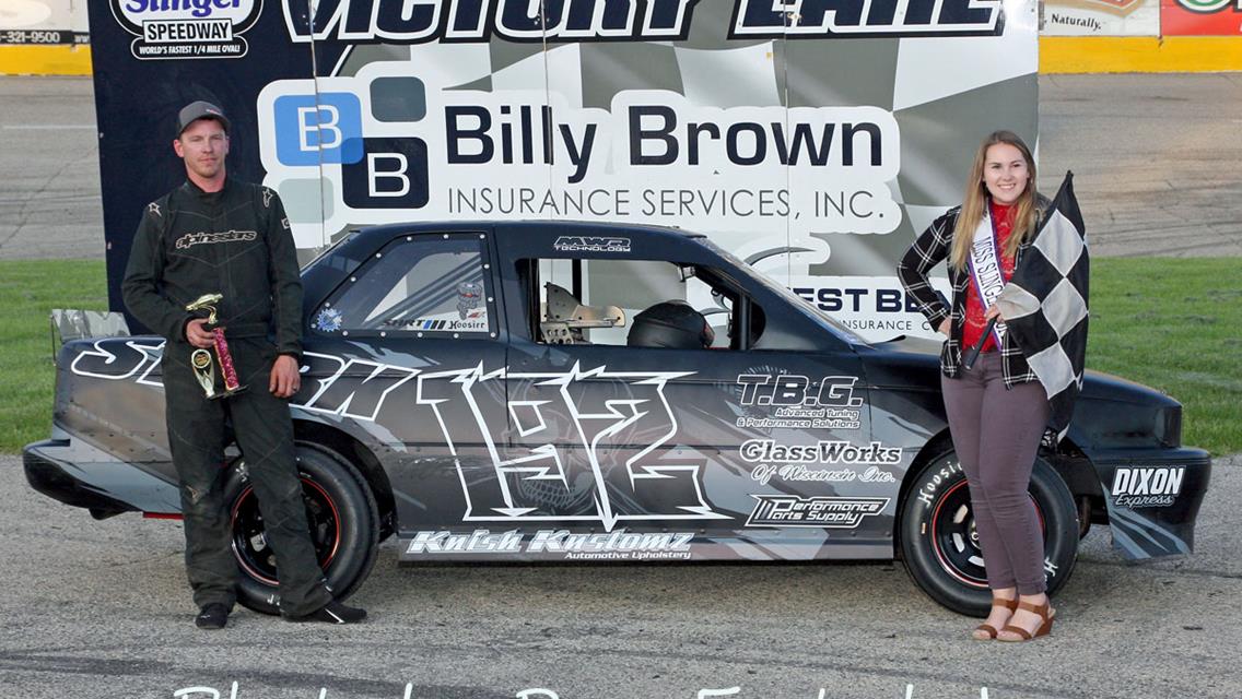 Apel captures the Alan Kulwicki Memorial at Slinger!