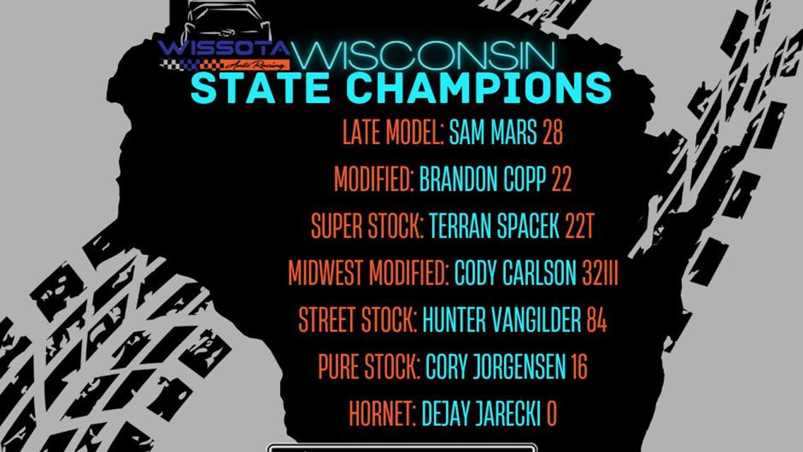 WISSOTA CROWNS ALLSTAR PERFORMANCE STATE CHAMPIONS