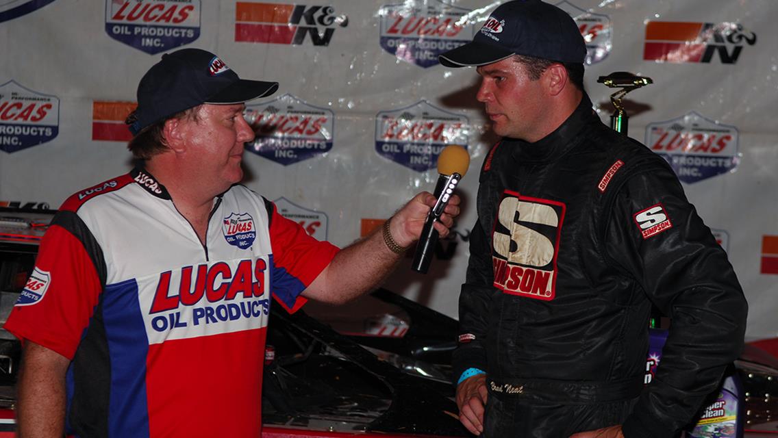 Brad Neat Takes Back-up Car to First Career Series Win at Duck River on Thursday Night