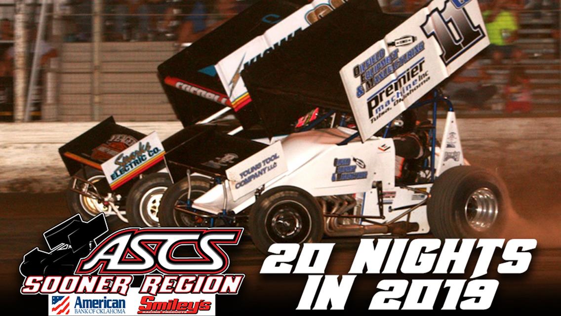 ASCS Sooner Region Returns In 2019 With 20 Dates