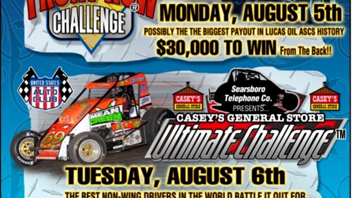 Front Row Challenge/Ultimate Challenge – All Remaining Tickets Now For Sale