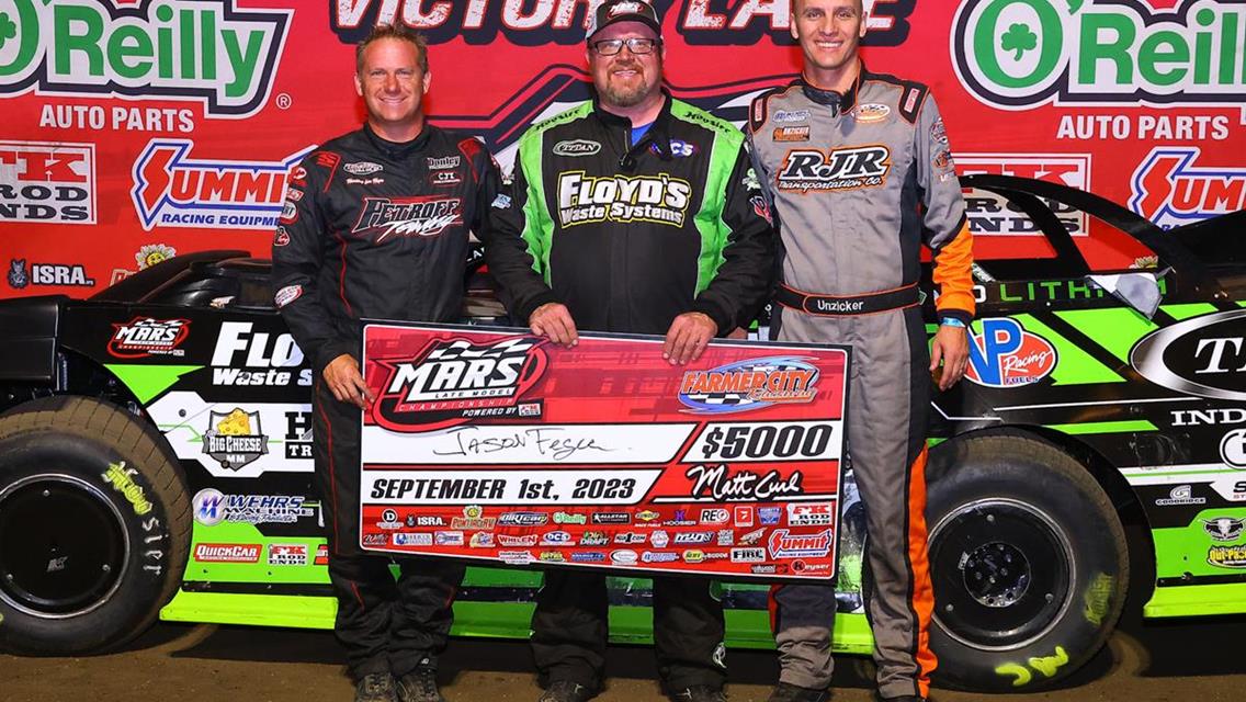 Jason Feger flies MARS checkers at Farmer City