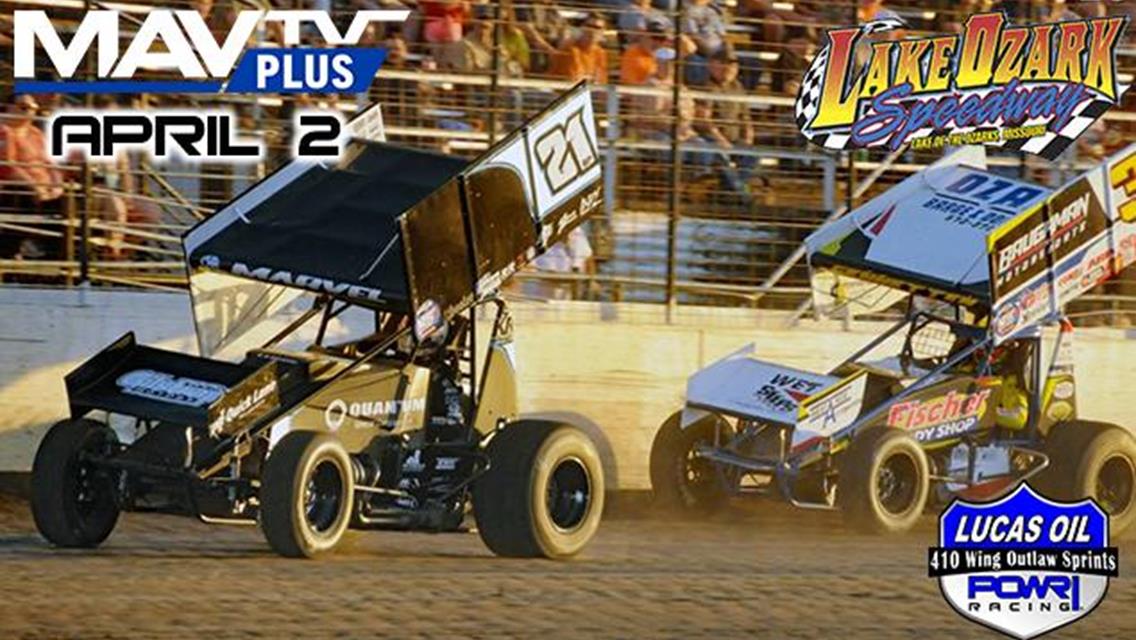 POWRi 410 Wing Outlaw Sprint League to Showcase at Lake Ozark Speedway