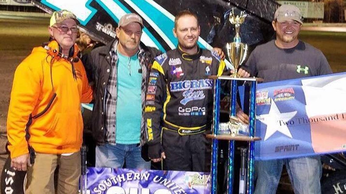 Kulhanek Wins Texas Grand During His First Race Back From Fire