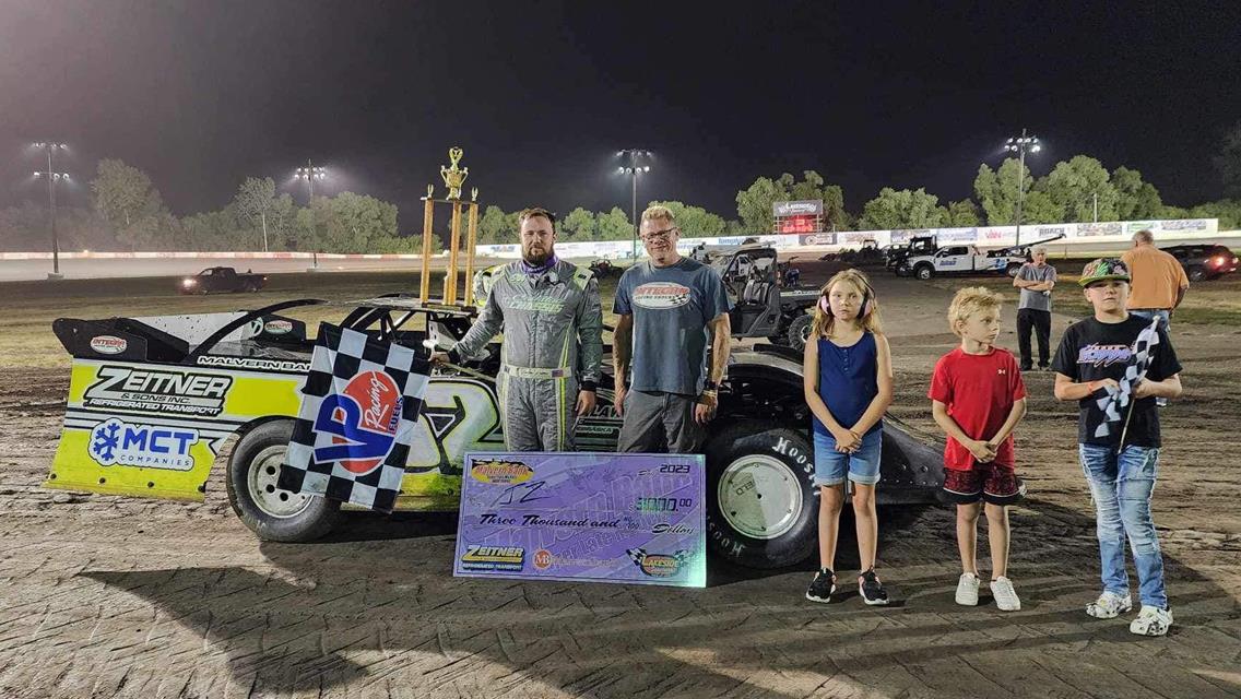 Justin Zeitner tops Malvern Bank Late Models at Lakeside Speedway