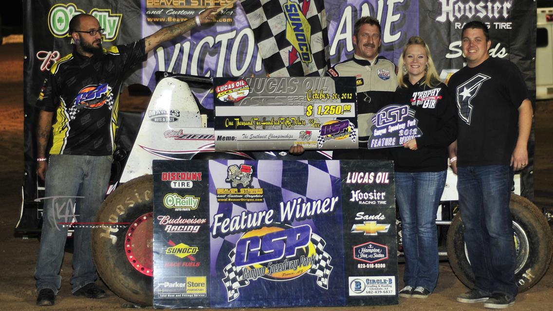 Ziehl Takes Top Honors at Canyon