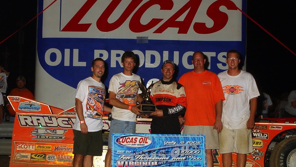 Rick Eckert Mows &#39;Em Down in the &quot;Dixie Chopper Showdown&quot; at Virginia Motor Speedway