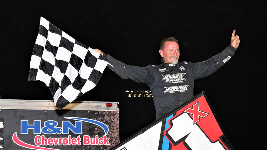 It’s a Blue Ribbon Showing For Tim Crawley At Clay County Fair Speedway
