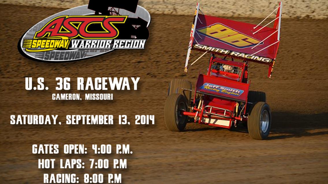ASCS Warrior Region Returns to U.S. 36 Raceway