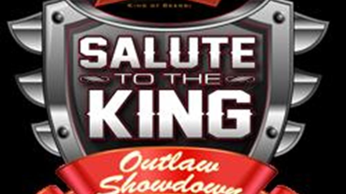 Budweiser Salute to the King Outlaw Showdown Will Rock Rolling Wheels Raceway Park on Saturday, Oct. 11
