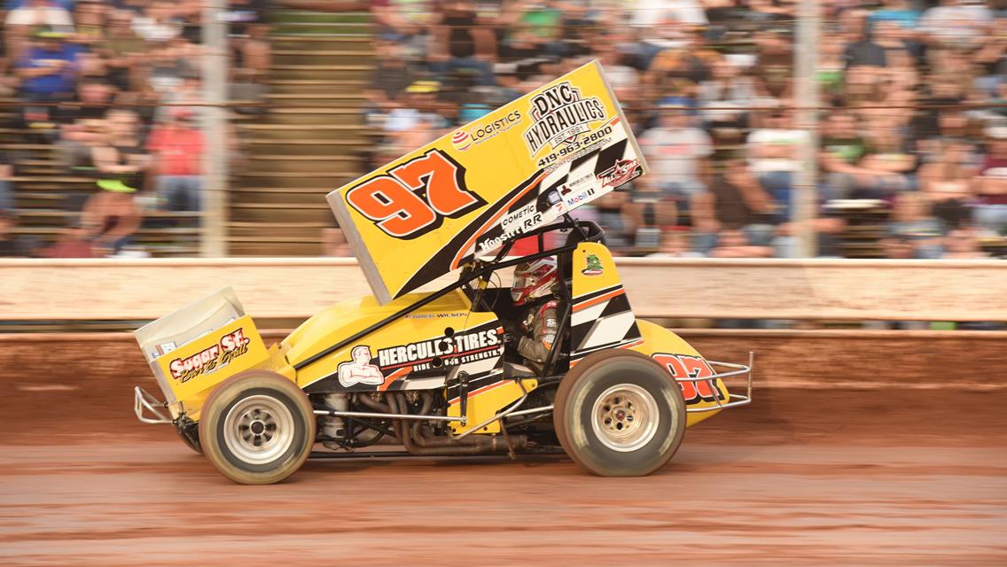 Wilson Charges From 24th to Sixth During All Star Show at Attica Raceway Park
