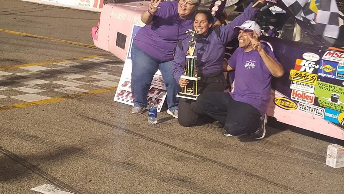Lauren Butler Goes Two For Two At Jennerstown Speedway Saturday Night
