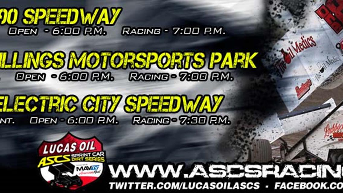 Lucas Oil ASCS open July in South Dakota and Montana