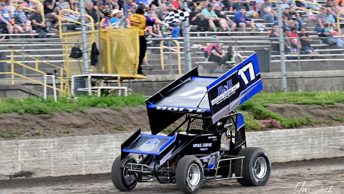 Bolte Wins Heat Race, DNF In A Feature!! (EAGLE)