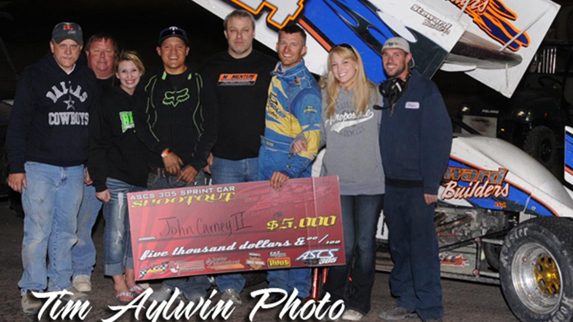 Carney Conquers ASCS 305 Sprint Car Shootout