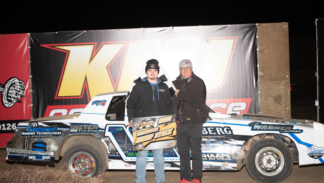 Thornton doubles up on 2022 Season Preview night at the Marshalltown Speedway