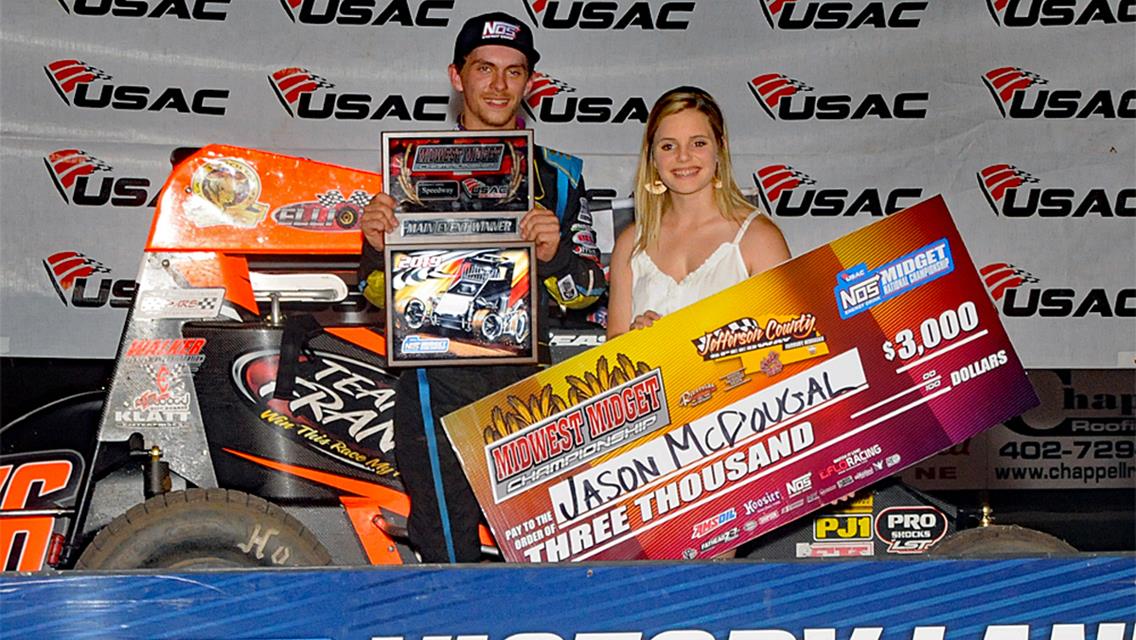 McDougal Masters USAC Midwest Midget Championship Night One at Jefferson County
