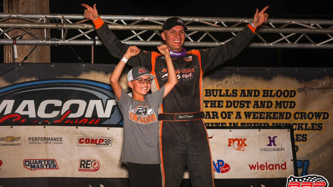Macon Speedway (Macon, IL) – DIRTcar Summer Nationals – Herald &amp; Review 100 – July 6th, 2023. (Brendon Bauman photo)