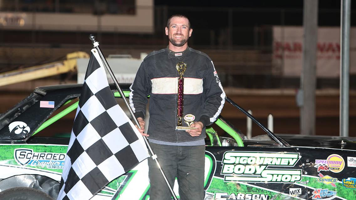 Ward takes checkers at Boone, McBirnie, Sachau, Martin, and Huggins also see Victory Lane