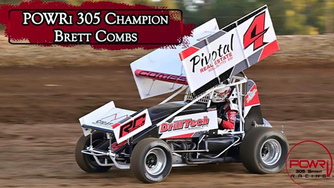 Brett Combs Clinches POWRi 305 Sprint Series Inaugural Season Championship