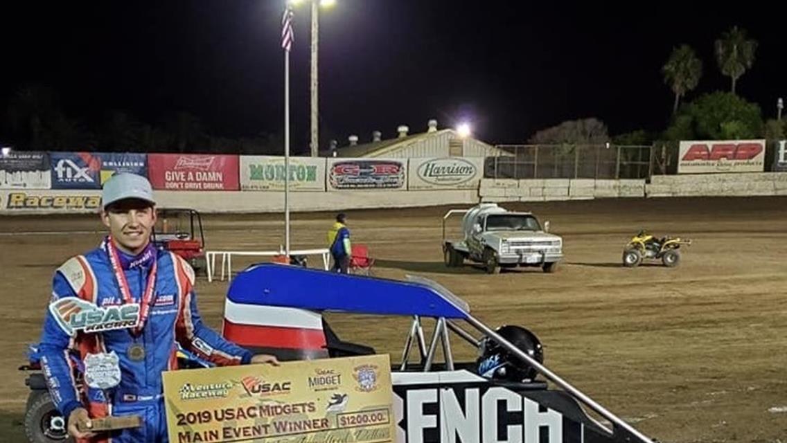 Chase Johnson Earns First Career USAC Western States Midget Victory