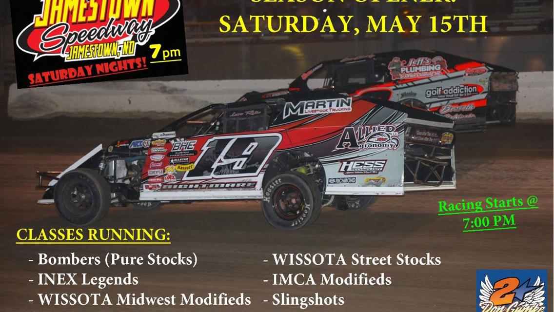 2021 Jamestown Speedway Season Opener - May 15th