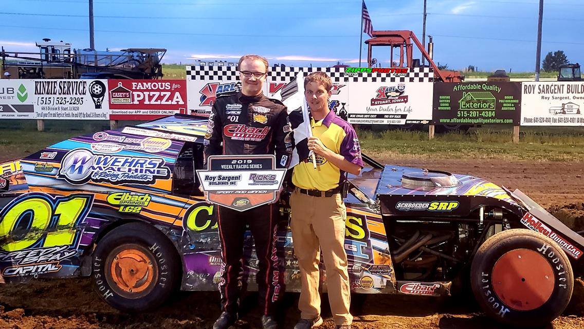 Daniels Takes Stock Car Thriller