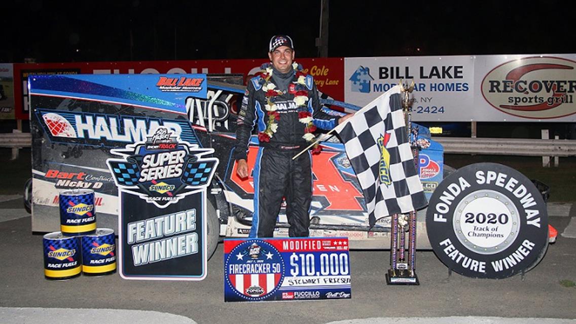 Friesen a Firecracker in Dominant Fuccillo Automotive Group â€˜Firecracker 50â€™ $10,250 Victory