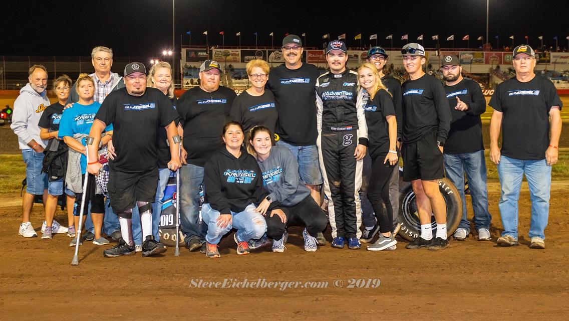 KREISEL IS FIRST TWO-TIME CHAMPION IN WAR SPRINTS HISTORY