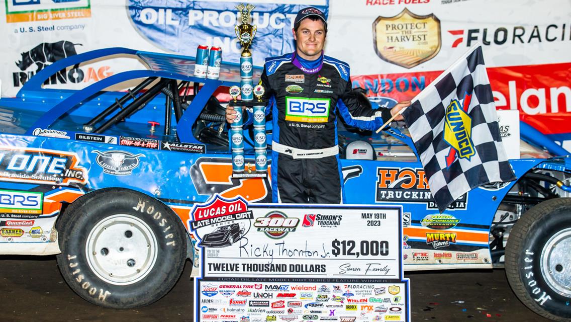 Thornton Rolls Perfect Score at 300 Raceway