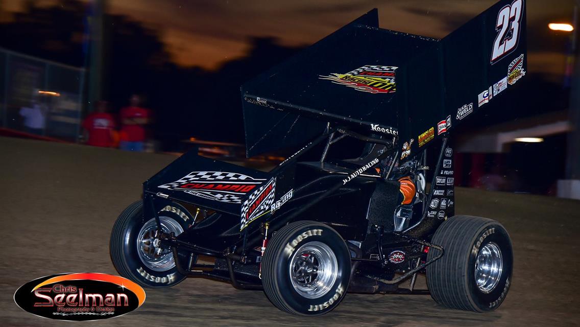 Starks Showcases Speed at World Finals, Nearly Scores First World of Outlaws Win