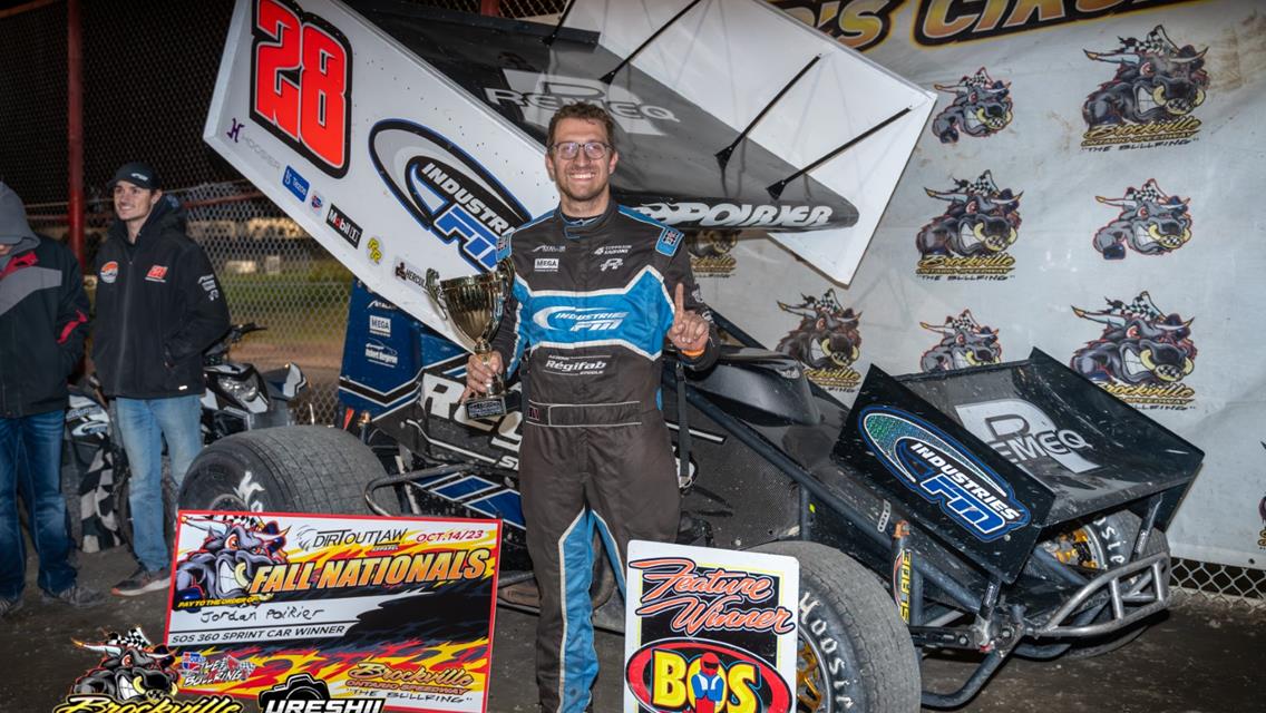 POIRIER TAKES SOUTHERN ONTARIO SPRINTS WIN AT BROCKVILLE FALL NATIONALS