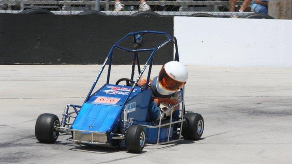Michael Fanelli wins at the USAC at the Brickyard