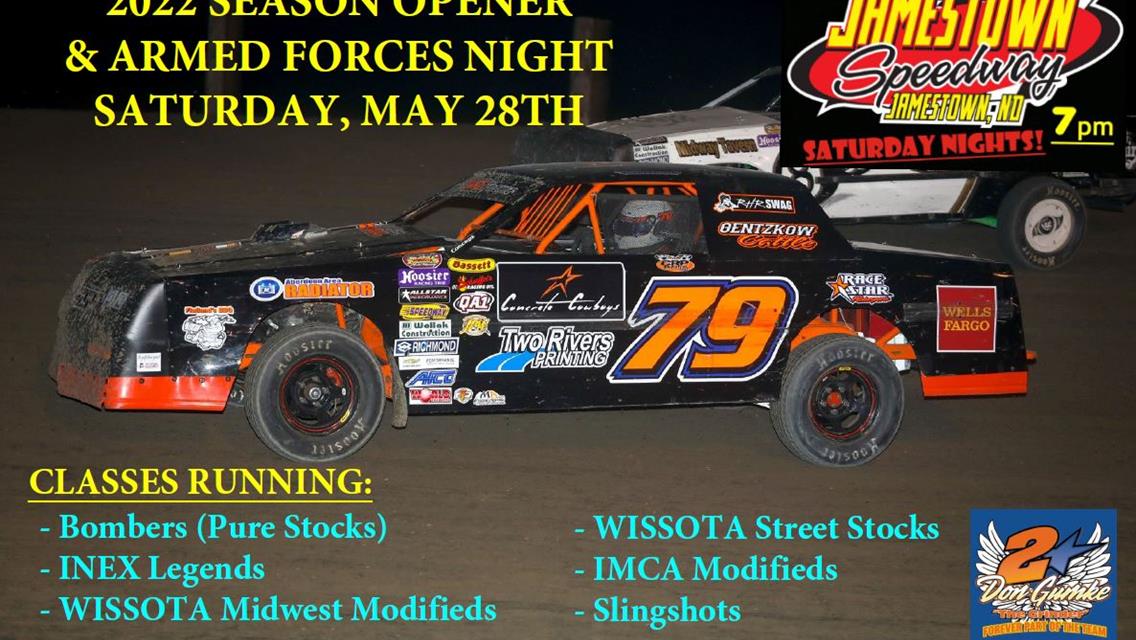 2022 Jamestown Season Opener &amp; Armed Forces Night - May 28th