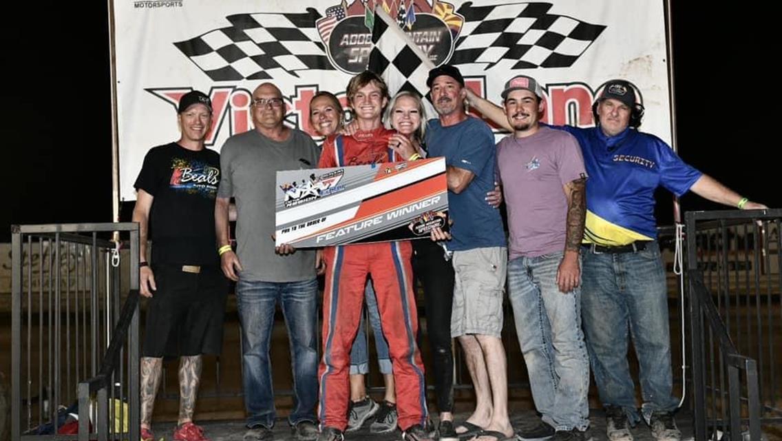 Bauman and Barnes Battle to NOW600 Cactus Region Victory at Adobe Mountain Speedway!