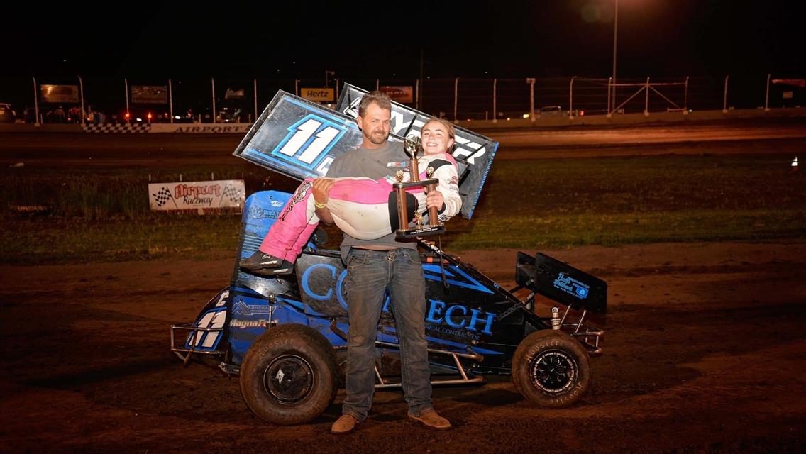 Shyla Ernst wins in dominating fashion at Airport Raceway